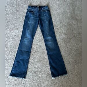 Express Dark Blue barely boot high riseJeans
